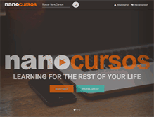 Tablet Screenshot of nanocursos.com